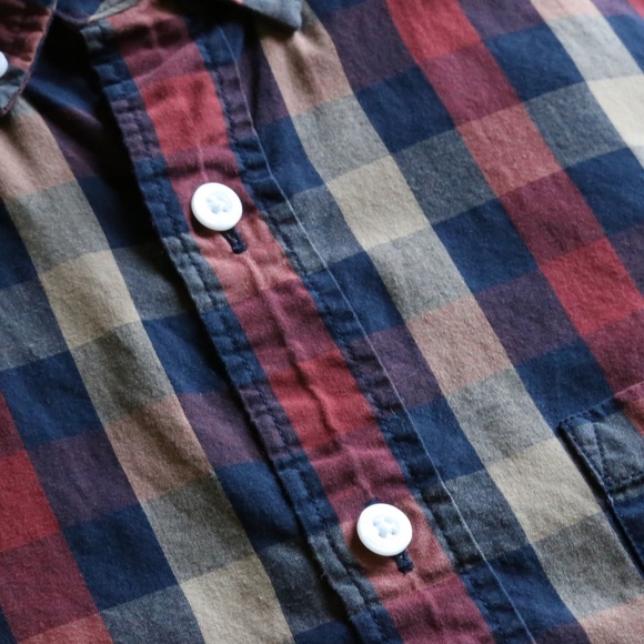 J. Crew, Gingham Oxford shirt, NWOT - Picture 3 of 4